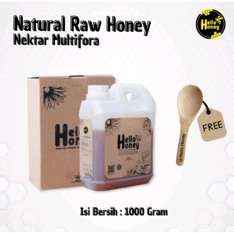 

Madu Asli Natural Raw 1 Kg Hello Honey