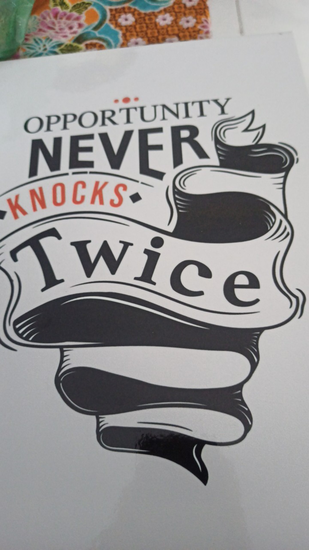 Craftpedia Poster Hiasan Dinding Motivasi 20x30 Cm - Qt69