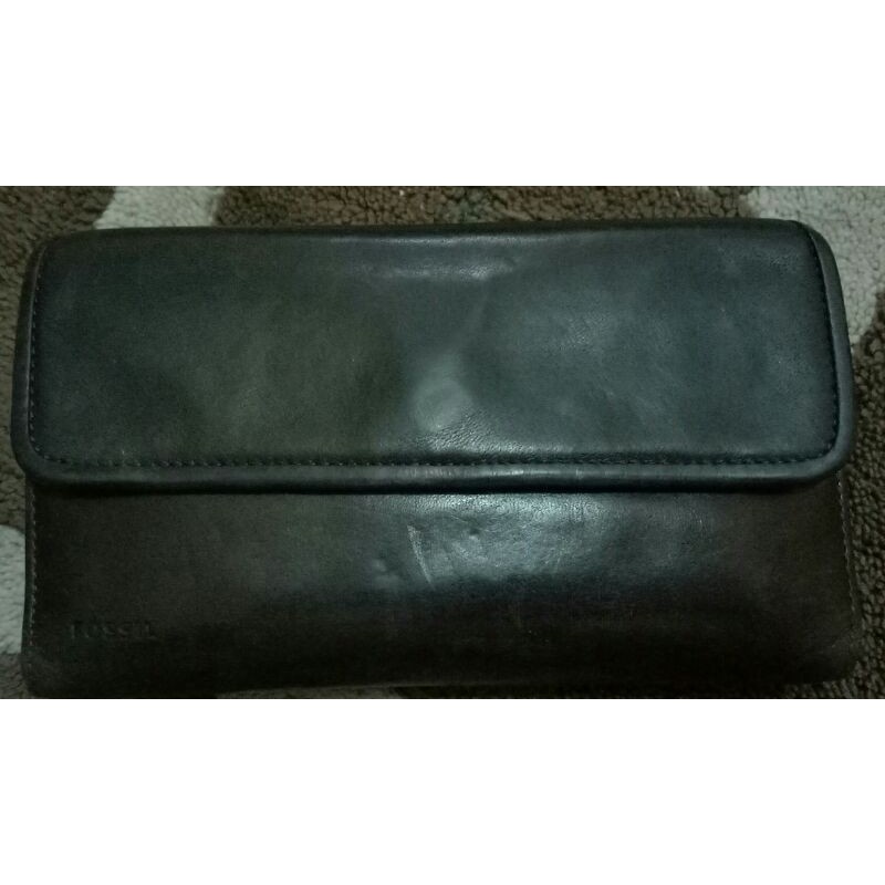 Koleksi Pribadi (Preloved) Fossil Vintage Brown Long Wallet