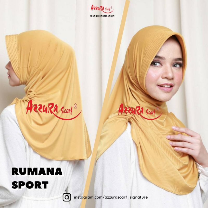HIJAB SPORTY | HIJAB SPORT|| RUMANA SPANDEK |  BERGO SPORT | |KERUDUNG OLAHRAGA|JILBAB OLAHRAGA|AZZU