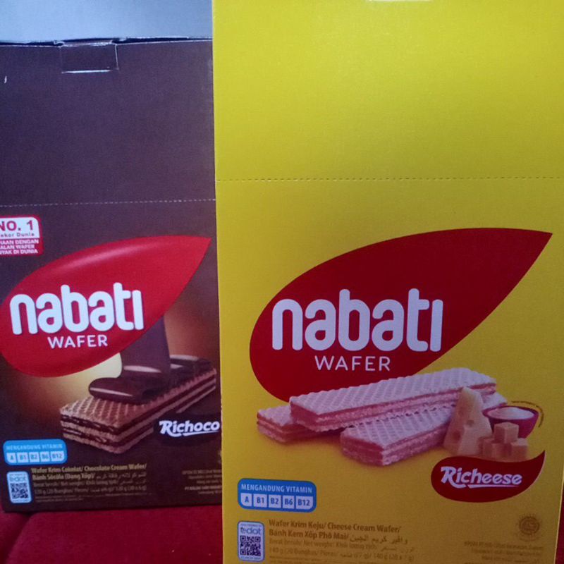 

Nabati Wafer Richoco Richeese 7gr x 20