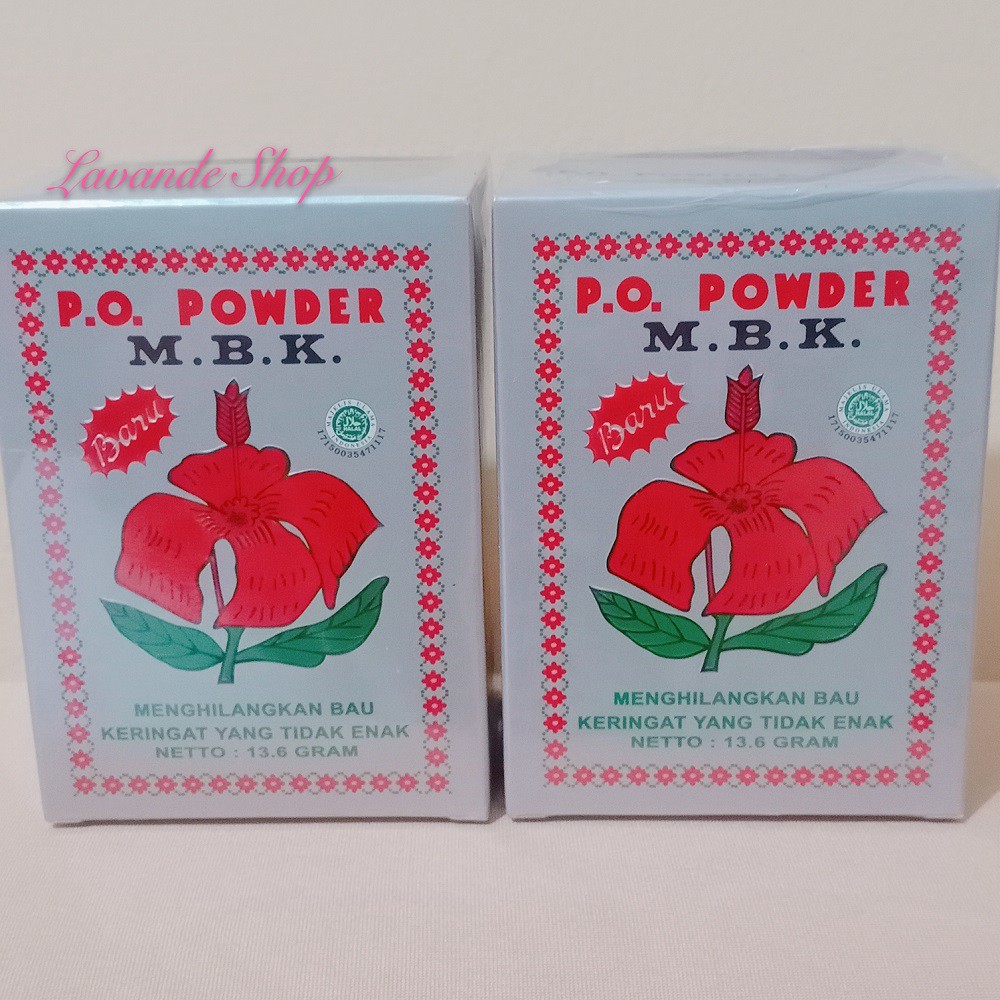 POWDER M.B.K WHITE / BEDAK MBK PUTIH / BEDAK ANTI BAU BADAN