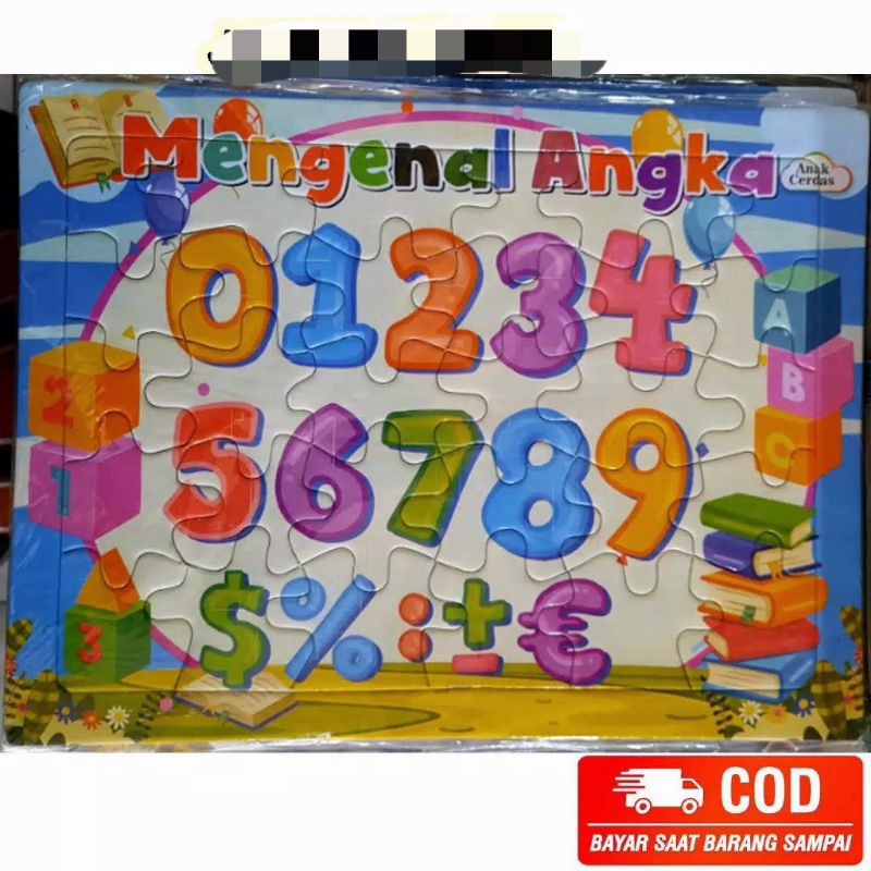 Jual MAINAN ANAK PUZZLE HURUF&ANGKA | Shopee Indonesia