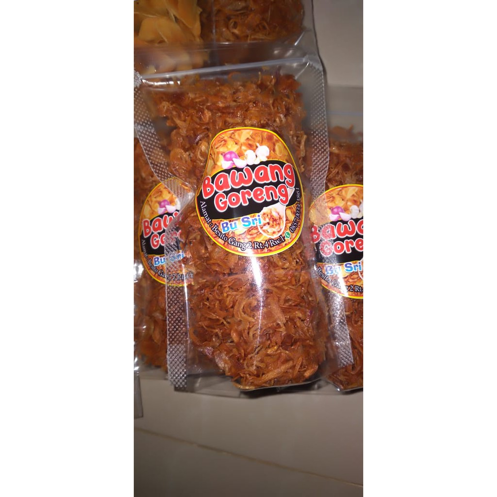 

Bawang Goreng Bu Sri kemasan 50 gram