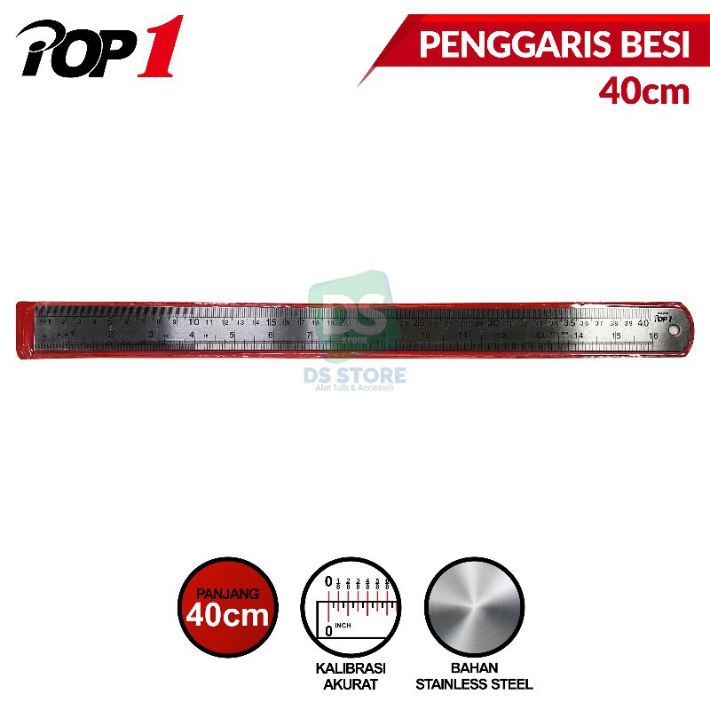 

[PCS] PENGGARIS BAJA/BESI UKURAN 40CM MEREK POP 1