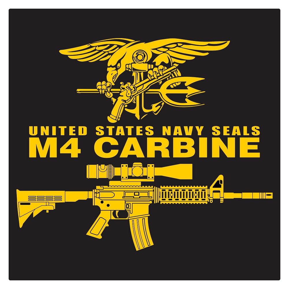 US Navy Seals M4 Carbine series 8, Cutting Sticker