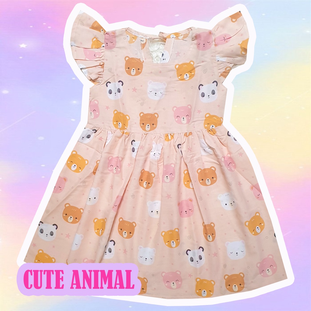 Dress Anak Perempuan Katun Motif Lucu [A002]