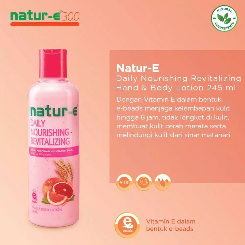 NATUR E HAND BODY LOTION 245 ML