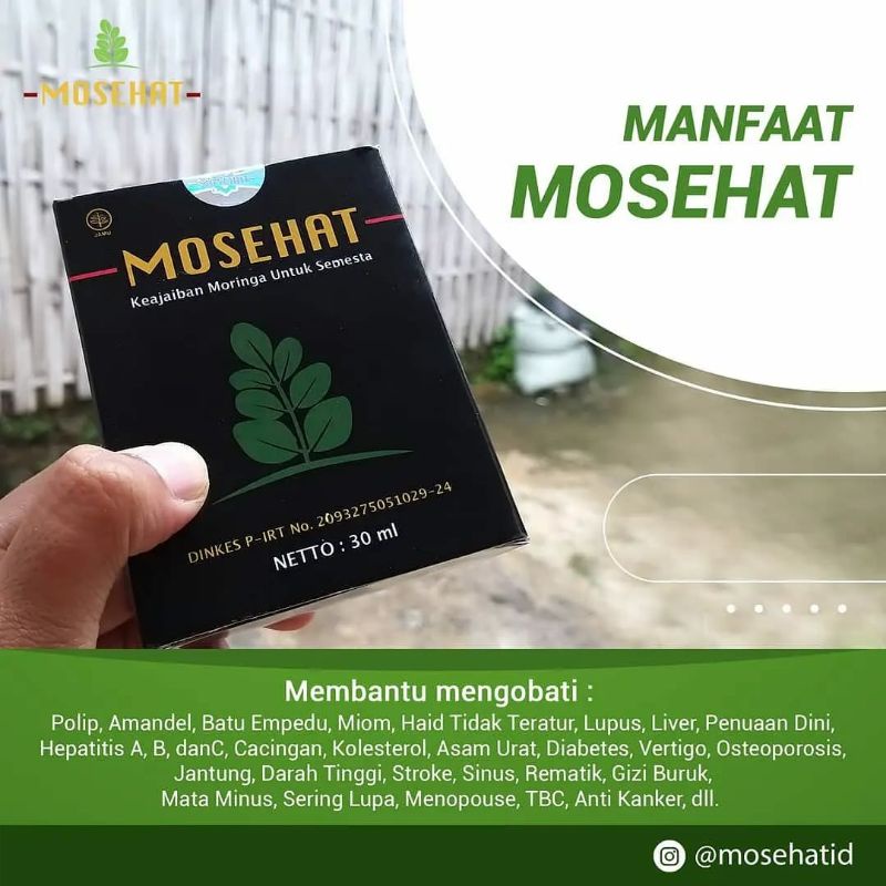 Mosehat ASLI RESMI ORIGINAL 30ml Jamu Tetes Herbal Vertigo Hernia Asma Prostat Diabetes Sinusitis