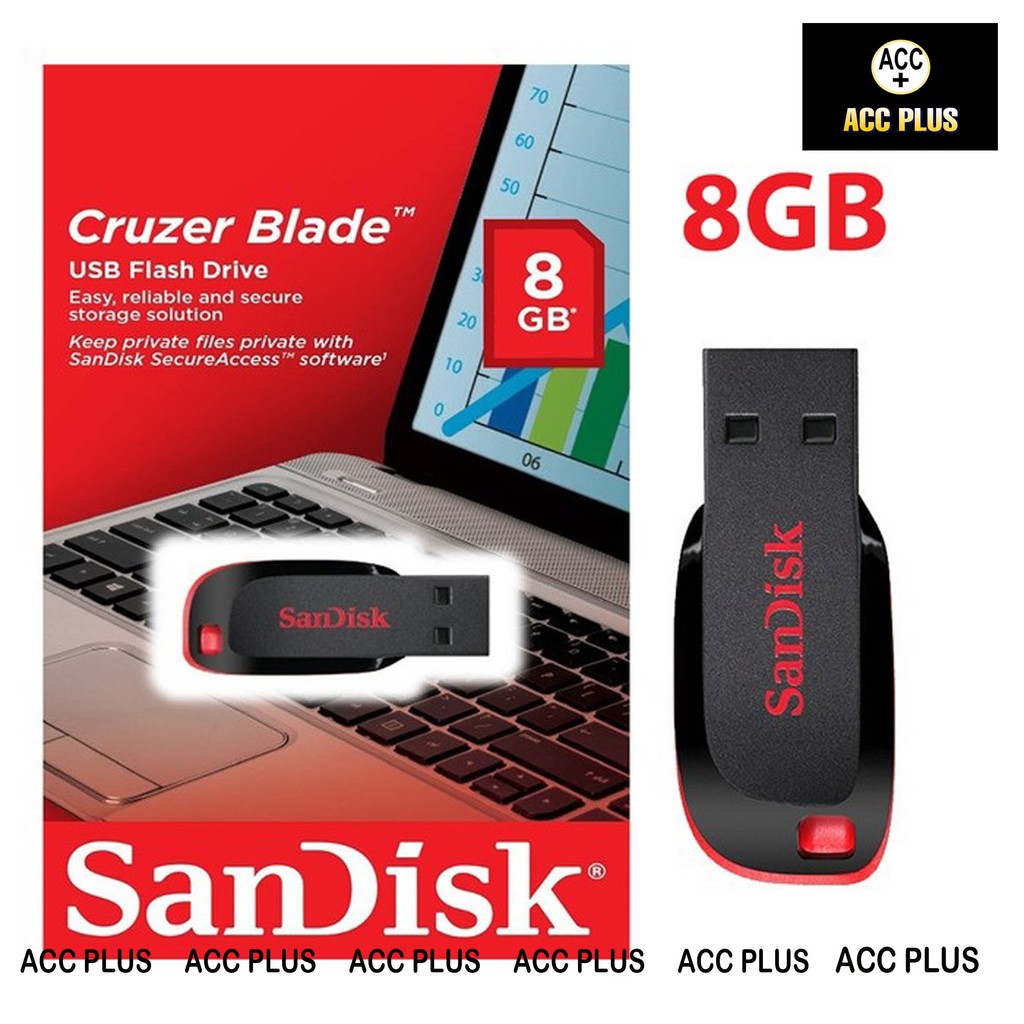 ORIGINAL FLASHDISK SANDISK CRUZER BLADE 8GB CZ50 USB Flash Drive