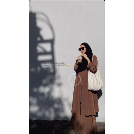 NARA SET TUNIK dan ROK | original by hi.shafiyya