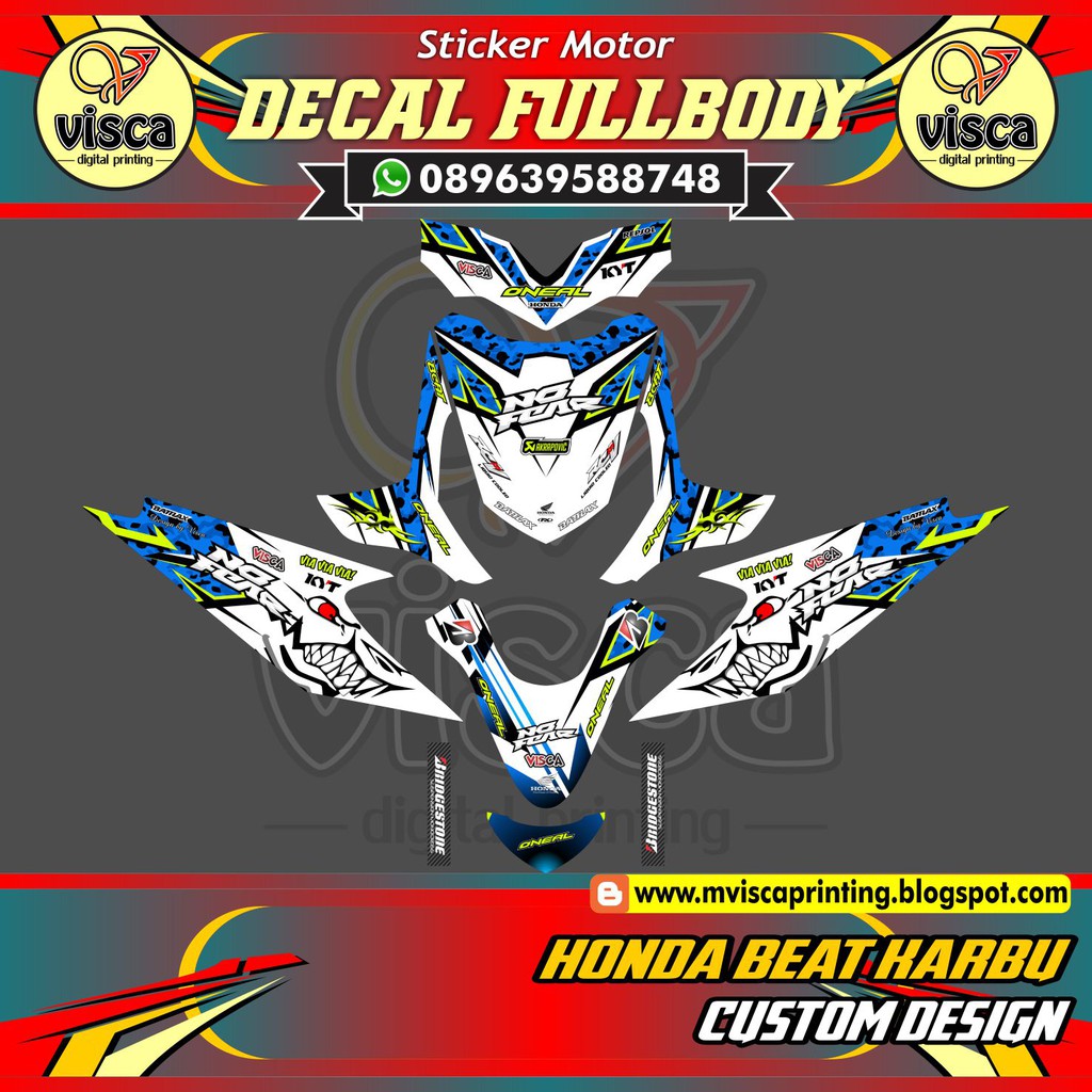 30 Ide Download Desain Stiker Motor Beat  Lama Sticker Fans