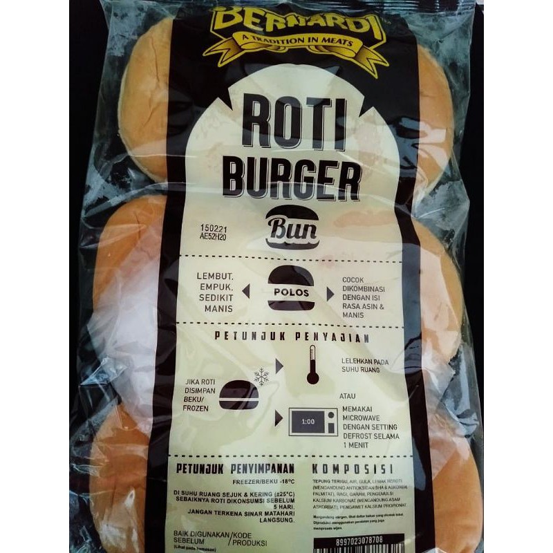 

ROTI BURGER BENARDI POLOS