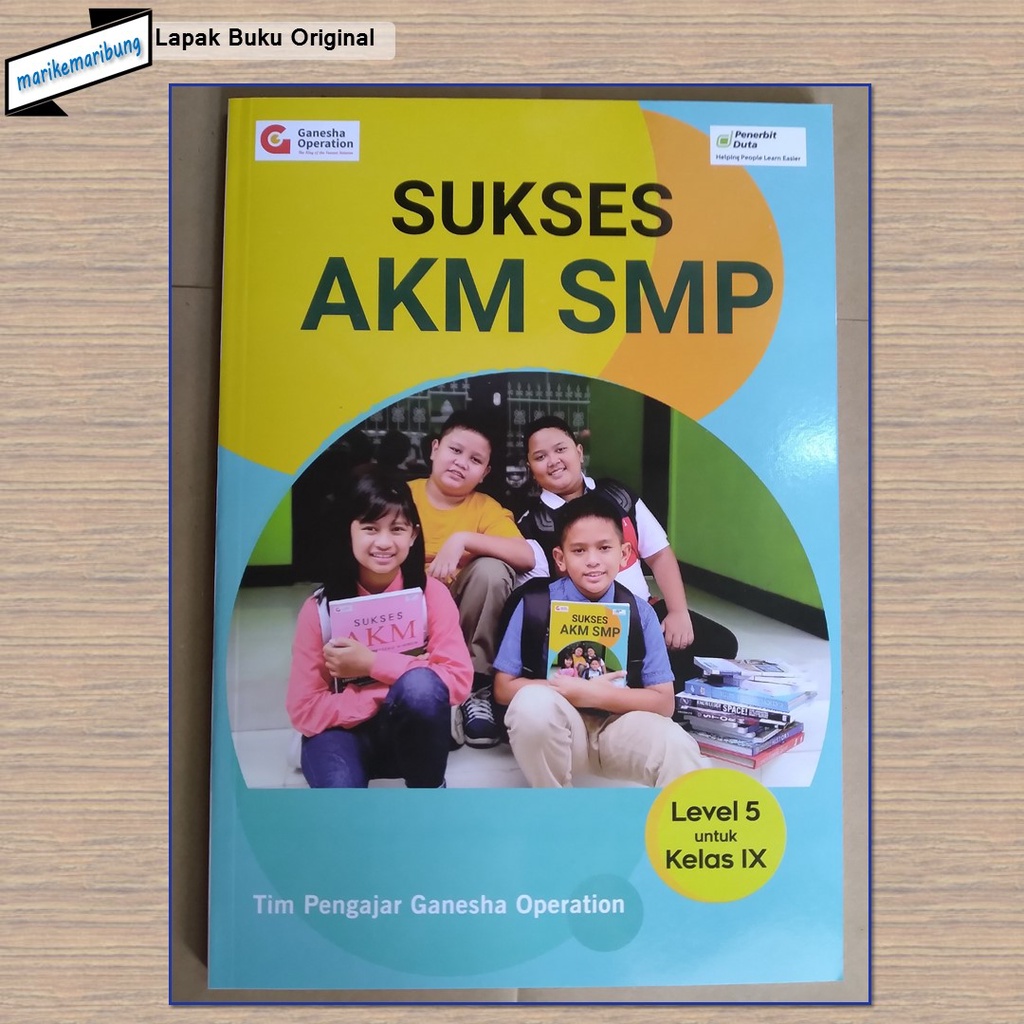 Buku AKM Level 5 untuk Kelas 9 SMP Ganesha Operation