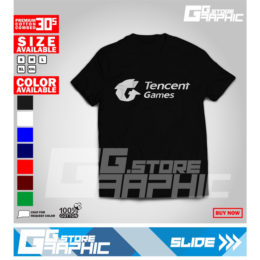 Kaos TENCENT GAMES Murah Berkualitas