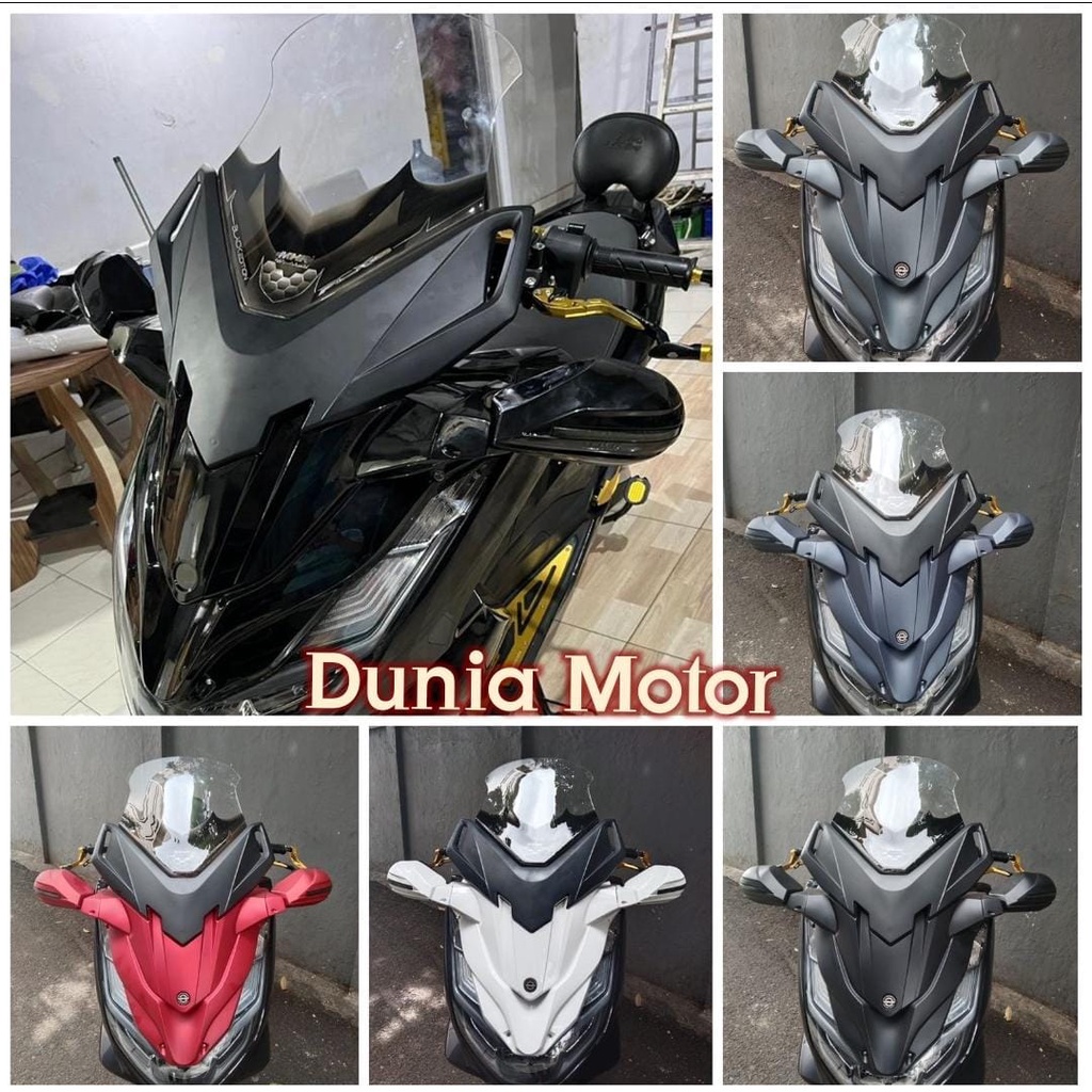 TAMENG DEPAN MHR PCX 160 - TAMENG KEDOK TOPENG LAMPU SET PLUS SPION MHR NEW PCX 160