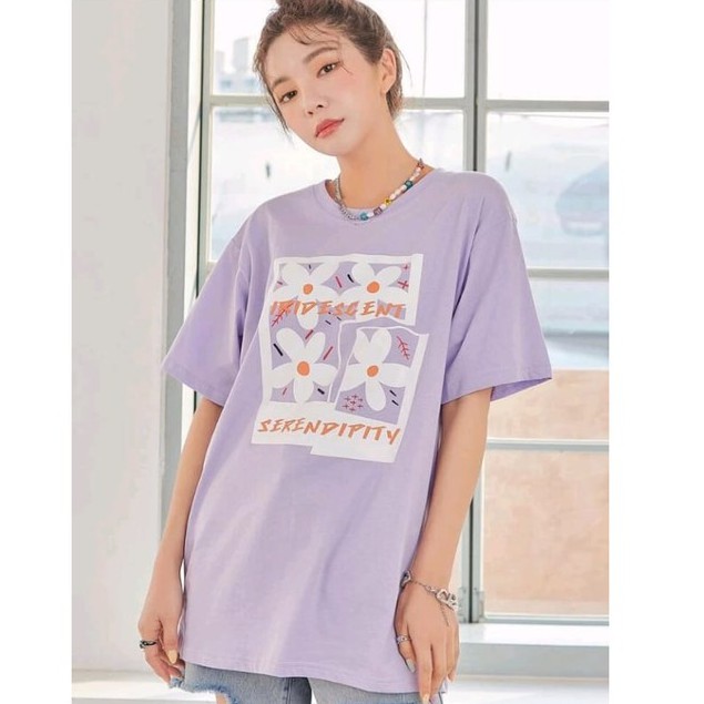 IRIDESCENT SERENDIPITY T SHIRT crbn_cloth | KAOS OVERSIZE