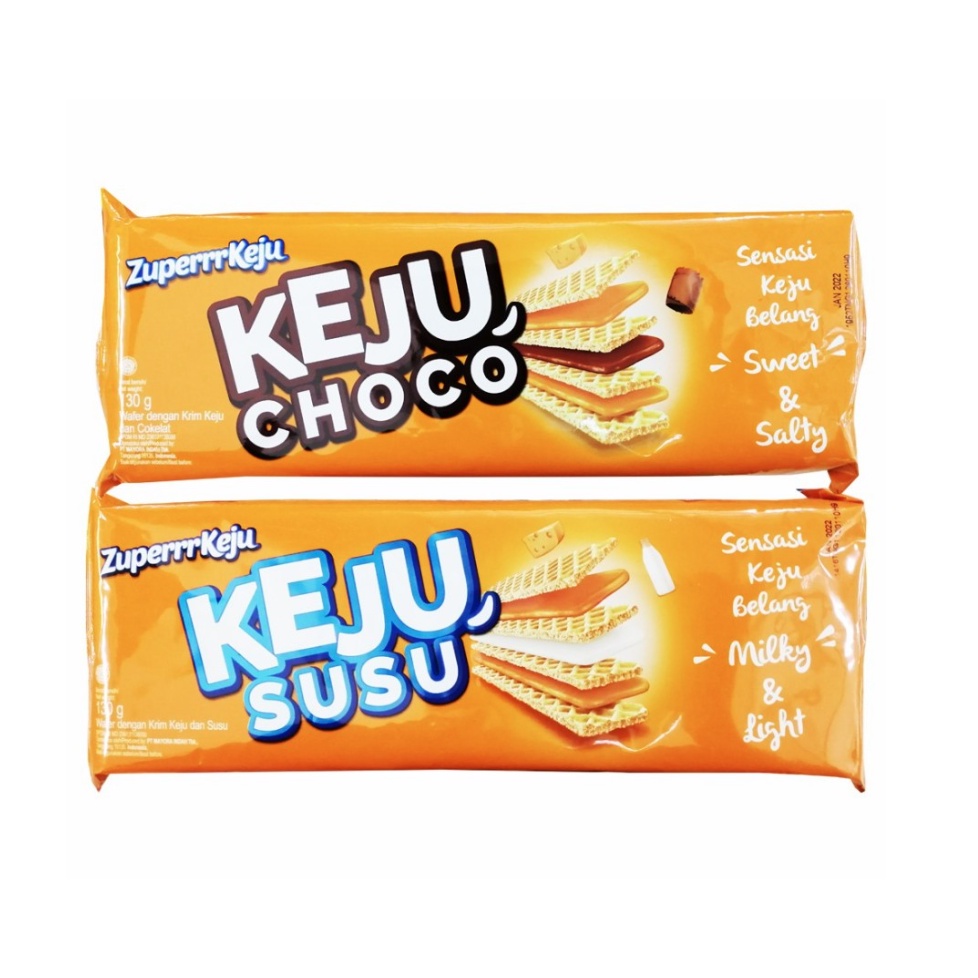 Zuperrr Keju Wafer All Variant 130 gram