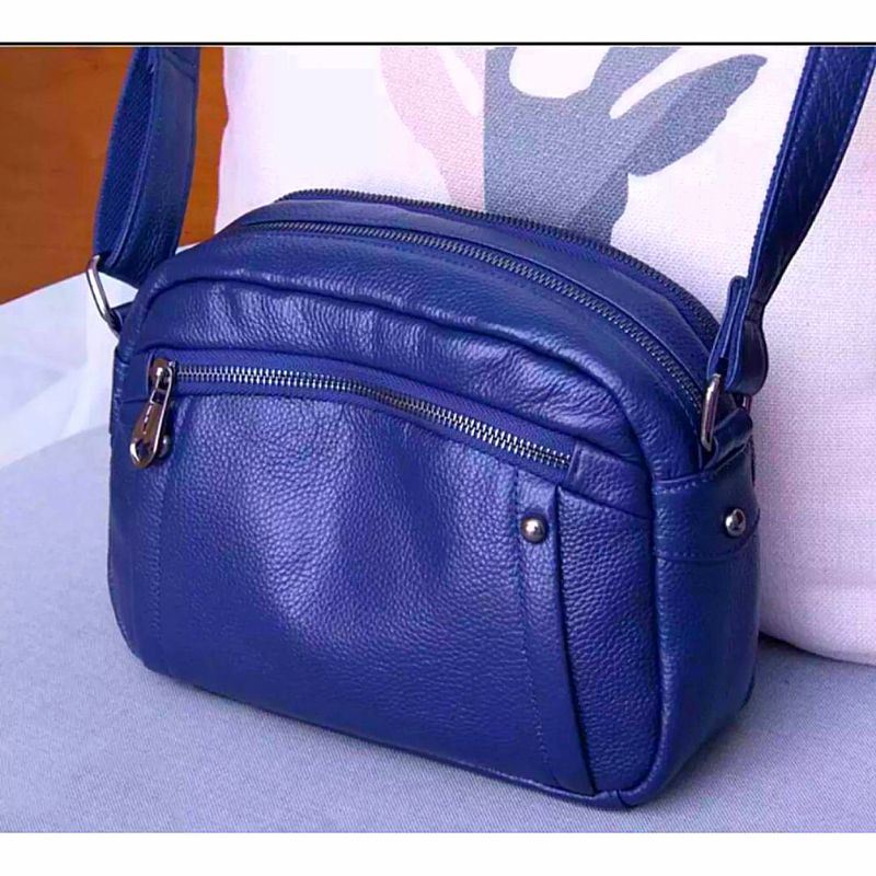 JSC - TAS SELEMPANG WANITA PAPIRUT ASLI KULIT JERUK