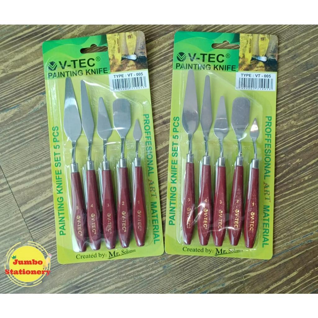 

V-Tec Painting Knife Set 5 / Pisau Palet VT 005