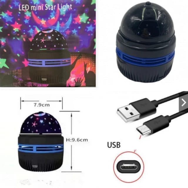 [WS] Lampu Dekorasi LED Proyektor Bulan Bintang/ Lampu DISCO/ lampu tidur bintang / lampu kamar anak anak