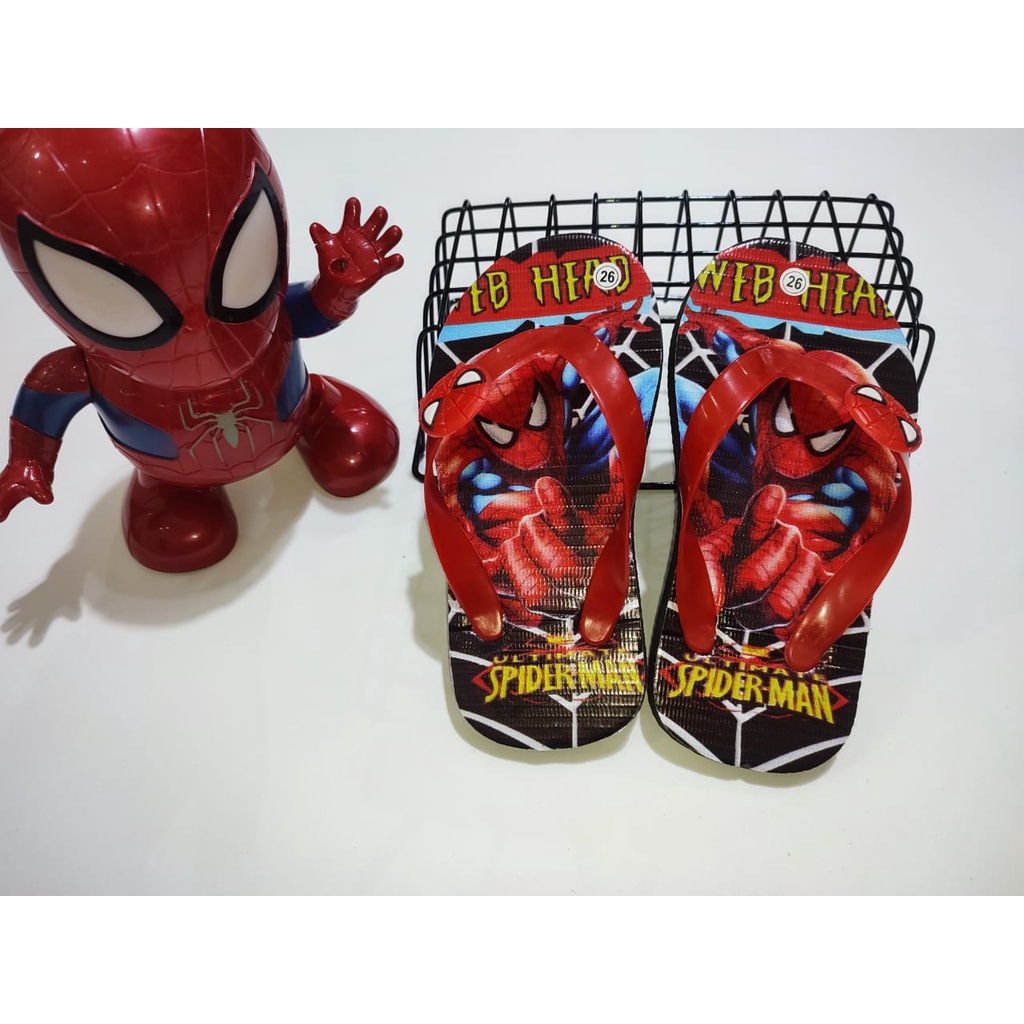 SANDAL JEPIT ANAK LAKI LAKI SPIDERMAN FUL COLOR 01 2022