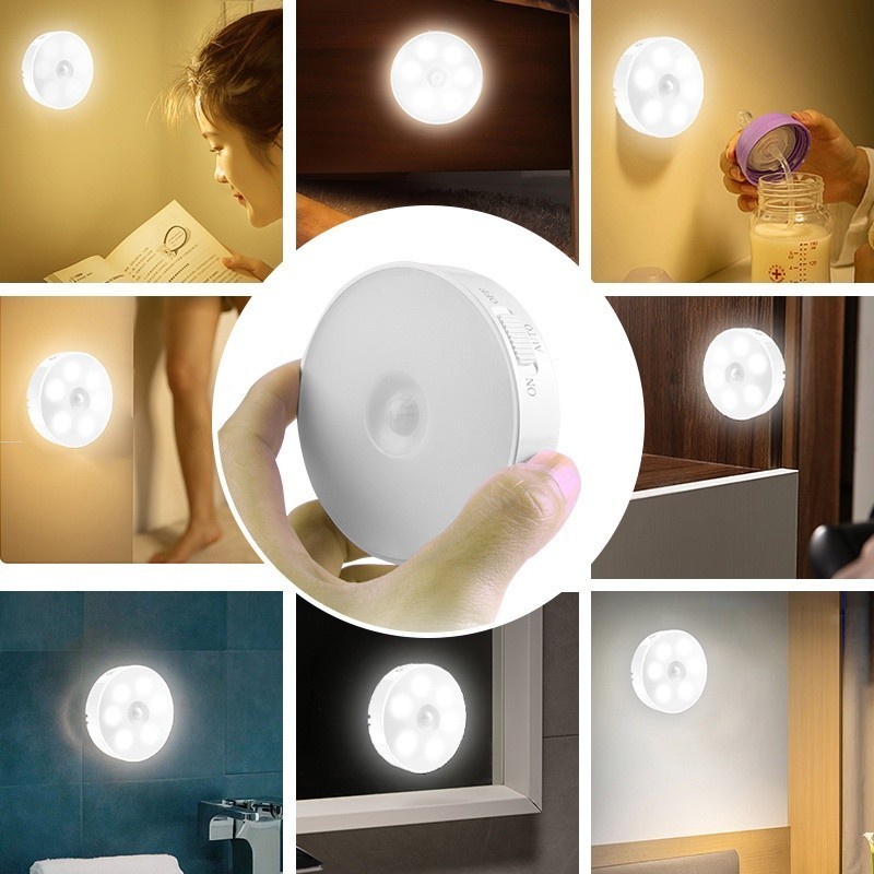 LG22 - Lampu Led Sensor Otomatis Sensor Gerak Led Induction Night Light Human Body