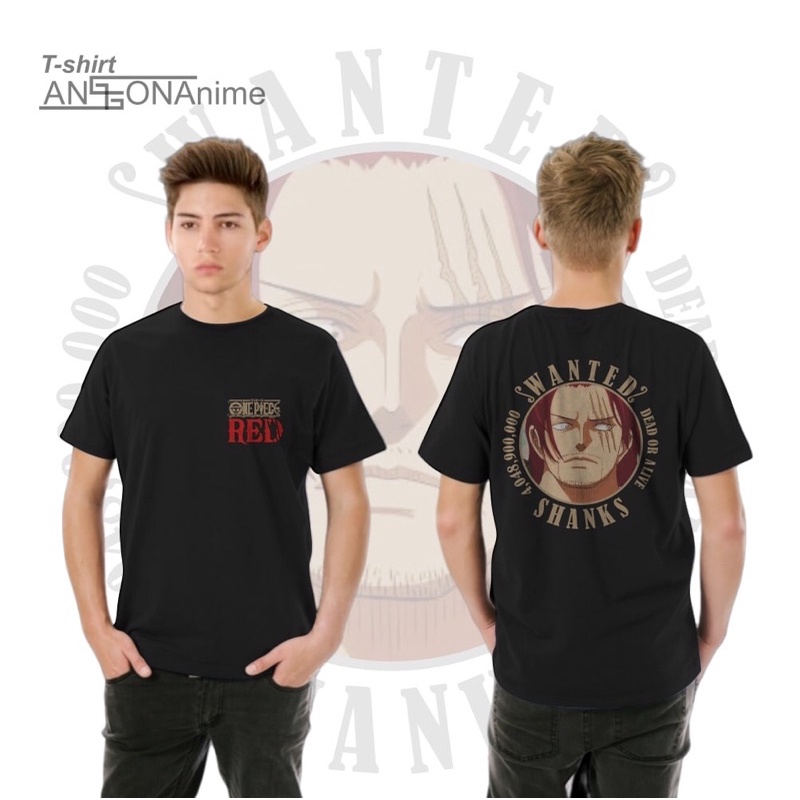Kaos Onepiece Katun Combed nyaman lembut warna hitam