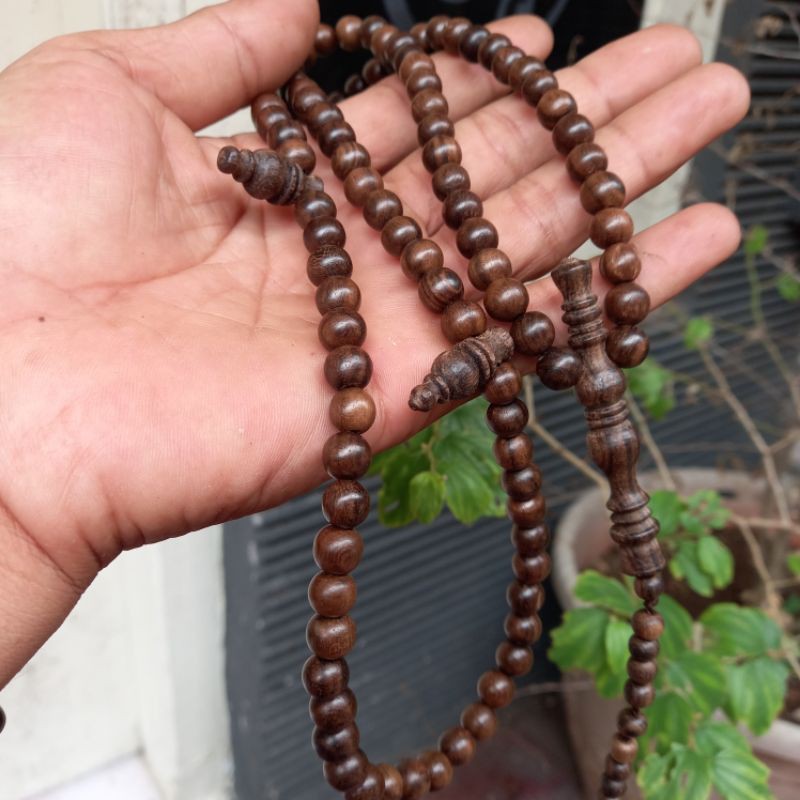 Tasbih Kayu Bertuah Kalimasada 8mm Tasbih Kayu Bertuah Langka