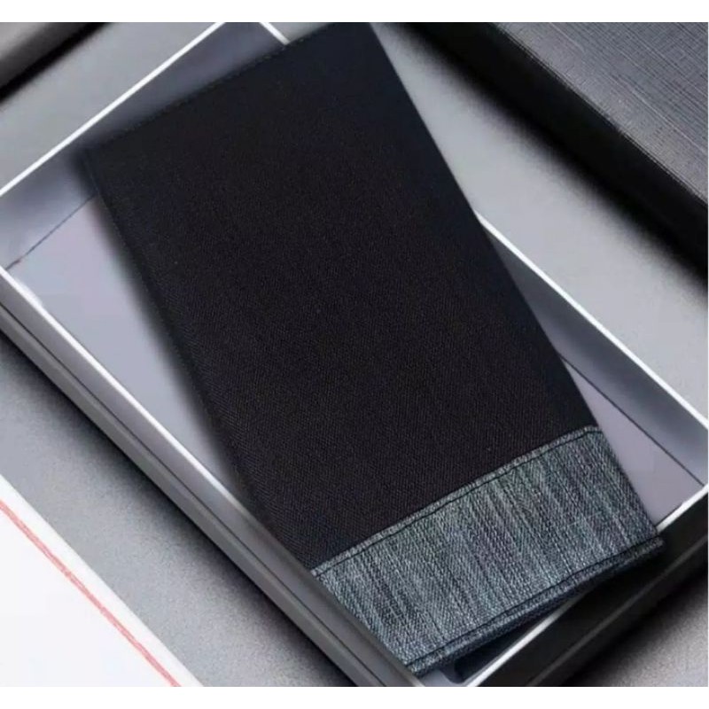 4.4 MEGA SHOPPING Dompet Pria Dompet Panjang CX1555 Bahan Kanvas Nilon Tebal Multicard + BOX