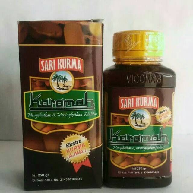 

Sari kurma extra kurma ajwa isi 250gr