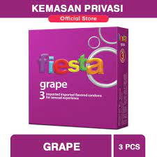 Fiesta Kondom Isi 3 ( Privasi Aman) ORIGINAL-BPOM