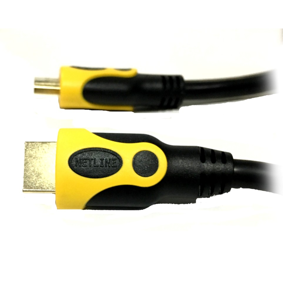 Kabel HDMI 10M NETLINE Gold Plated-HDMI 10 Meter