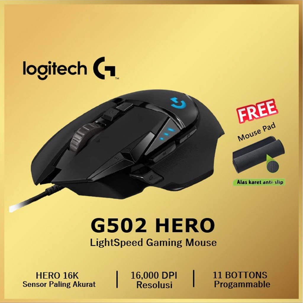 Logitech G502 HERO High Performance Gaming Mouse