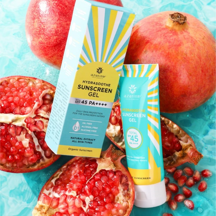 Azarine Hydrasoothe Sunscreen Gel SPF45 PA+++ Azarine sunscreen paket hemat azarine skincare azarine