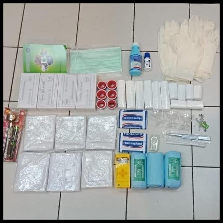 Box Penyimpanan Obat - Isi Kotak Obat P3K Type B ( Untuk 50 Pekerja )