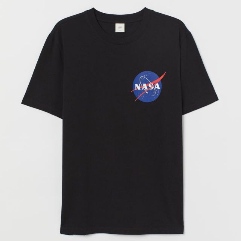 Tshirt | H&M Printed Nasa World Black Original Fulltag Complete