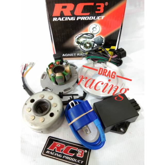 Termurah Magnet Pengapian Yz 125 Rc3 Rx king - Rxk - Plus Plendes Tgl Pasang  Bisa Lampu Ori By Rc3