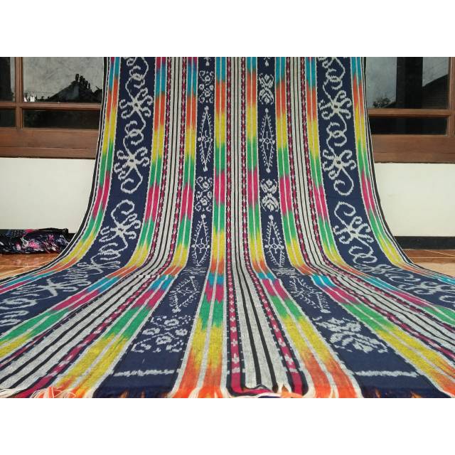 kain tenun blanket pelangi terbaru