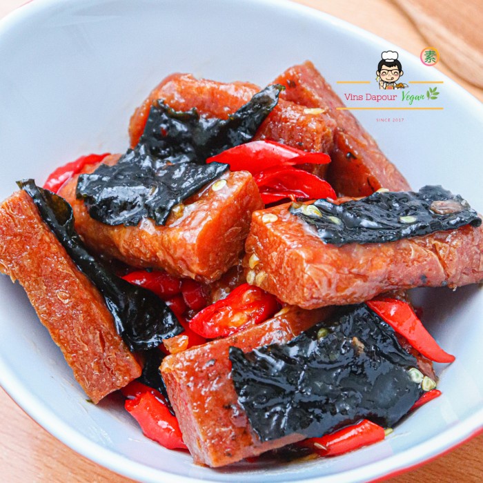 

IKAN ASIN TEBAL VEGAN. Net 220gram Bahan Beku Frozen Food - BARU
