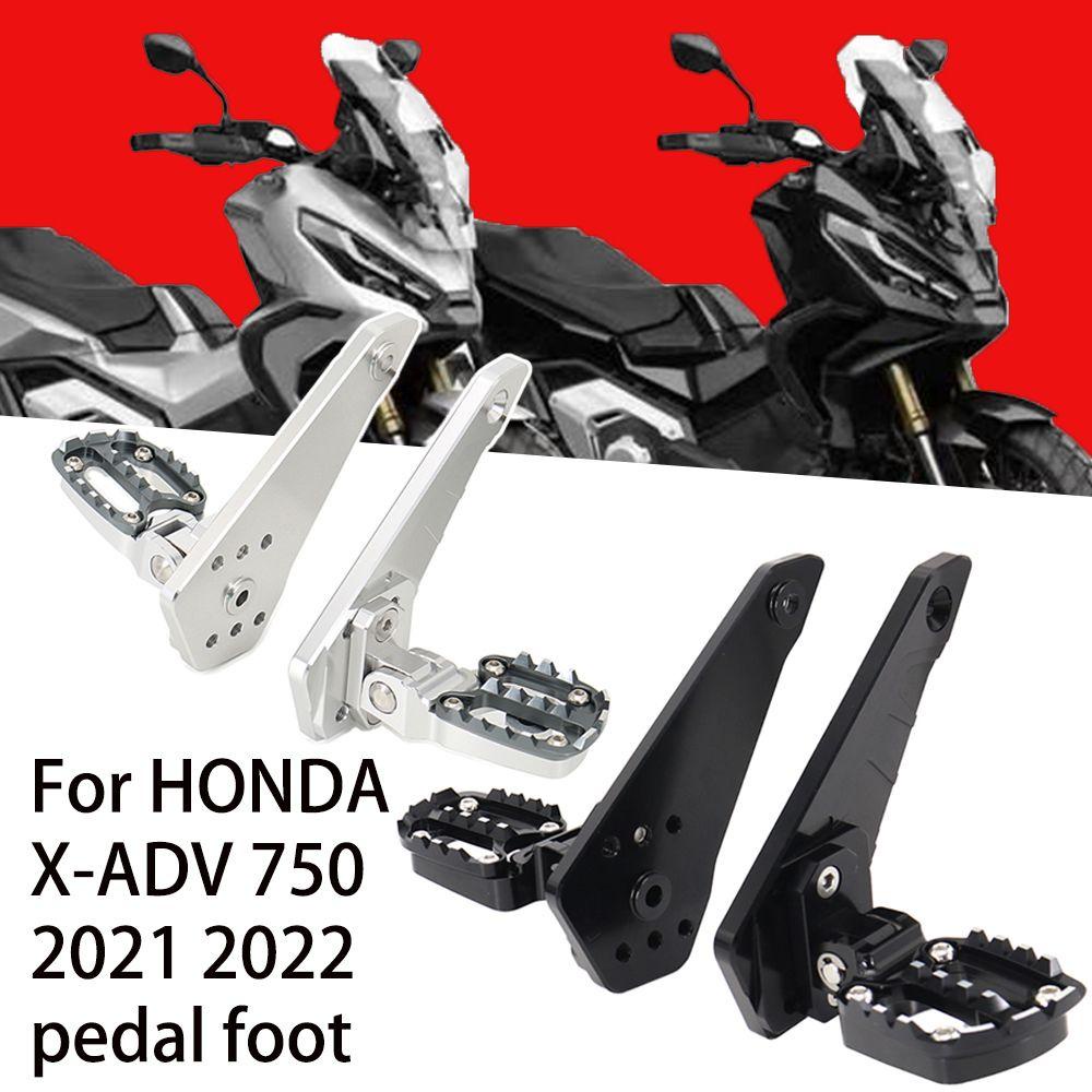 Populer Pedal Motor Kualitas Tinggi Non-Slip Pedal Socle Depan Lipat Rest Pasak Untuk Honda XADV750 21-22