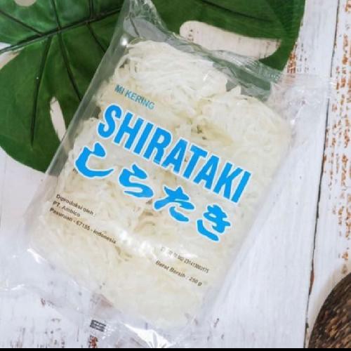 Mie Shirataki Kering 250 Sirataki Shiratake Konnyaku Noodle for Diet DEBM Keto