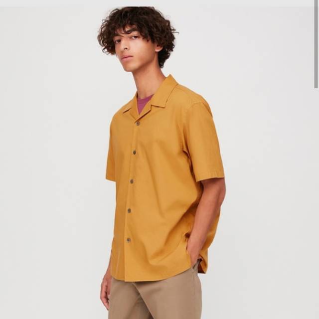 KEMEJA KATUN MODAL KERAH TERBUKA PDK