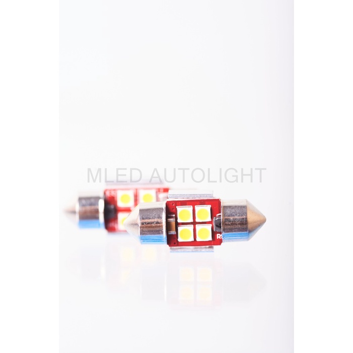 Lampu Interior Mobil Festoon 28mm 31mm SMD3030 Warm White