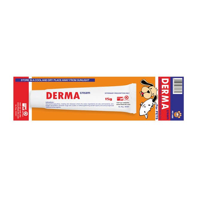 DERMA CREAM SALEP ANTI JAMUR UNTUK KUCING