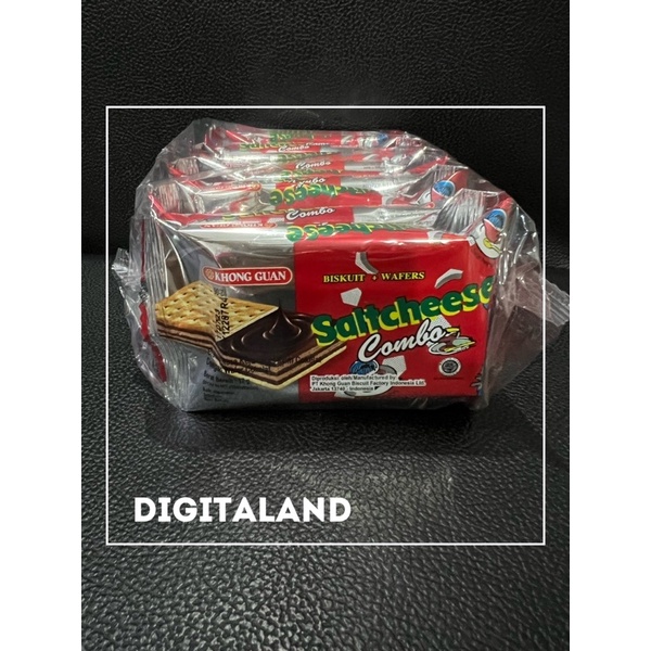 

Saltcheese Combo Snack Sekolah Biskuit Wafers Khong Guan 17g isi 10