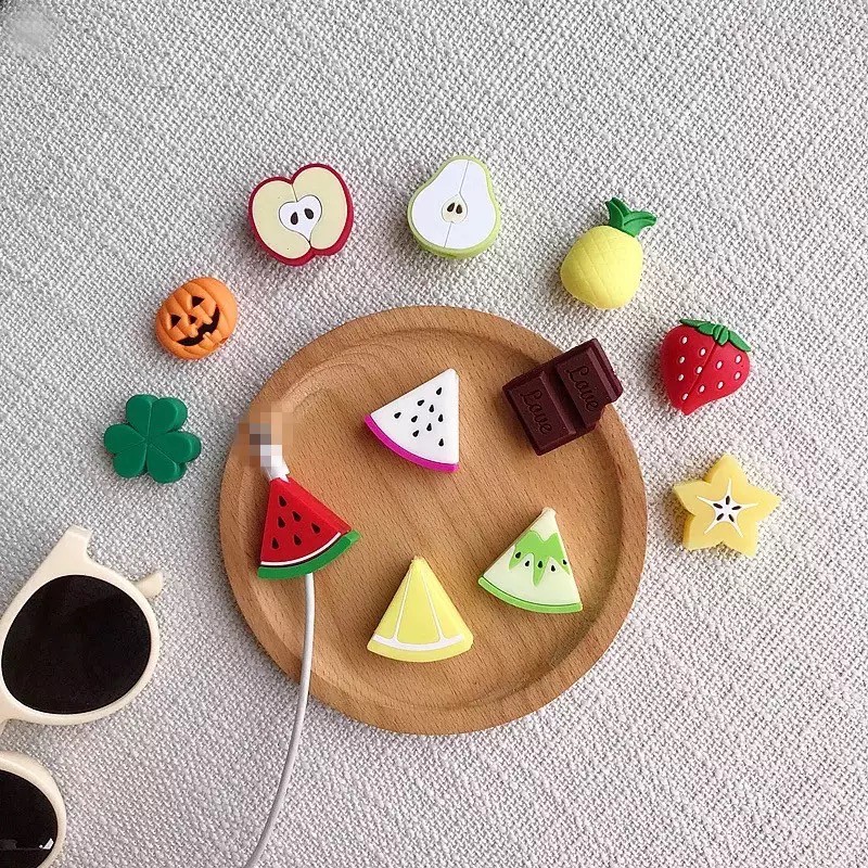 Pelindung Ujung Kabel Character Cable Bite Karakter Cable Saver Protector iPhone