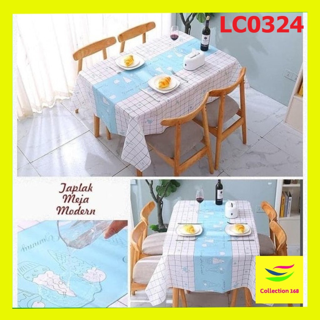 FYGALERY Taplak Meja Ukuran Kecil Dan Besar Motif Taplak Meja Anti Air LC0324