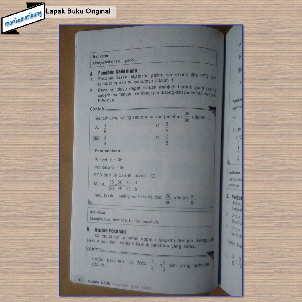 Buku Soal USBN Matematika SD-4