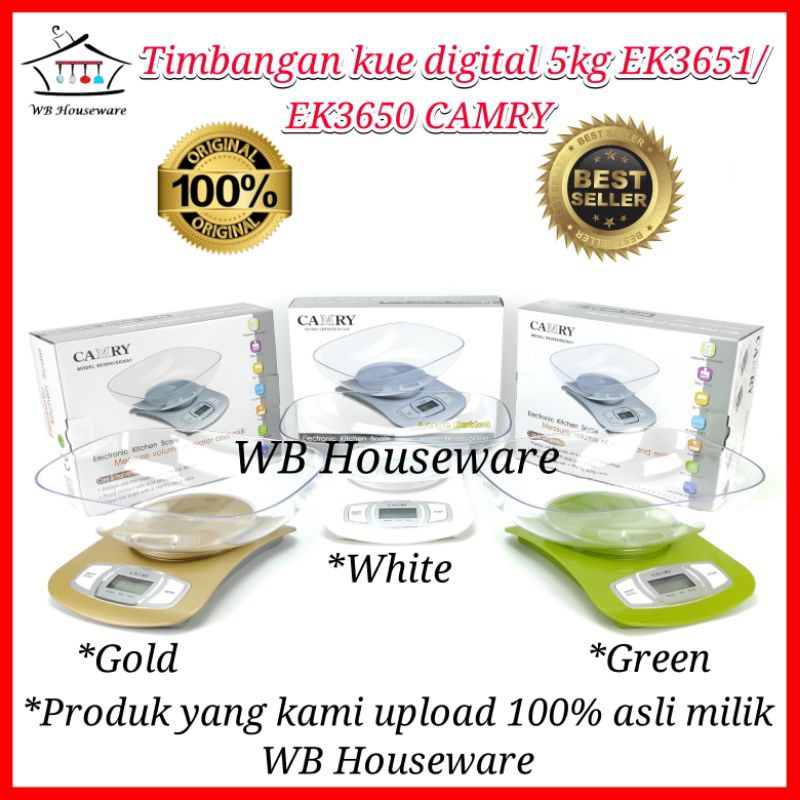 Timbangan digital / kue / Timbangan camry EK3651/EK3650